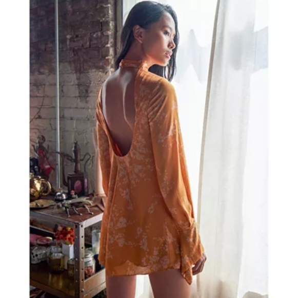 🚫SOLD🚫 Free People Aries Printed Cutout Mini Dress - Picture 3 of 13